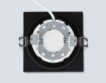 Светильник встраиваемый TN51825 BK черный GX53 max 15W 110*110*39