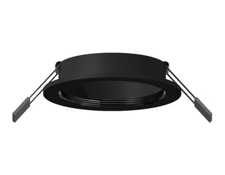 Корпус светильника встраиваемый для насадок D70mm C7622 SBK черный песок D92*H25mm MR16 GU5.3