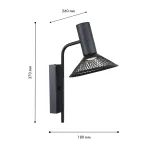 Бра Metrics 4623-1W, 1*LED*6W, 660LM, 3000K. ТМ F-Promo