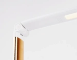 Светодиодная настольная лампа с беспроводной зарядкой DE525 GD золото LED 3000-6400K 7W
