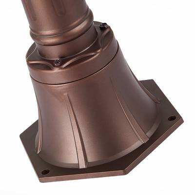 SL080.415.01 Светильник уличный наземный ST-Luce Темный кофе/Прозрачный, Темный кофе E27 1*60W