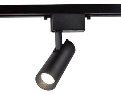 Трековый однофазный светодиодный светильник GL5858 BK черный LED 10W 4200K 24°