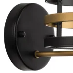 735610 Бра EPSILON 1х40W E14 ЧЕРНЫЙ/ЗОЛОТО Lightstar