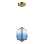 SL1193.323.01 Подвес ST-Luce Латунь/Голубой LED 1*11W 3000K