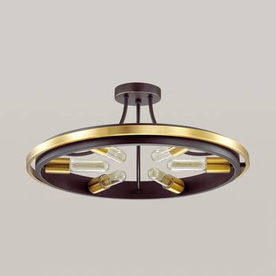 4401/6C LOFTI LN19 204 золотой, черный Люстра потолочная E27 6*60W 220V MAEVE