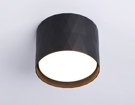 Накладной точечный светильник GX53 TN5359 BK черный GX53 D82*60
