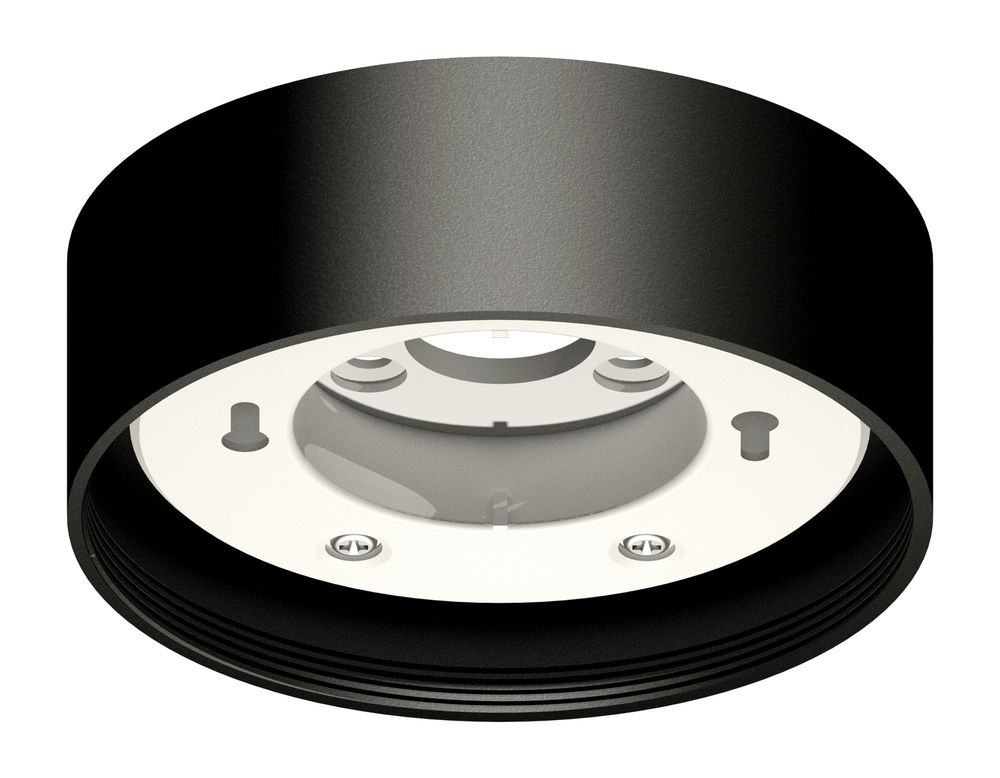 Корпус светильника накладной C8102 SBK черный песок D85*H35mm GX53