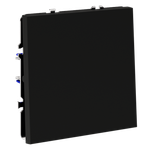 VLS010608 Выключатель с самовозвратом встраиваемый VOLTUM S70 одноклавишный 10А, (черный матовый) (ТМ Maytoni)