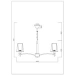 Подвесная люстра Arte Lamp KENSINGTON A4098LM-8CC, 8хE14