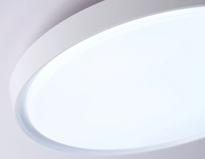 Потолочный светодиодный светильник FZ1246 WH белый IP54 12W 5000K D240*60 (Без ПДУ)
