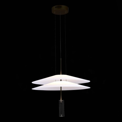 SL6101.403.01 Люстра подвесная ST-Luce Черный/Белый LED 1*10W 3000K