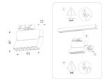 Светильник светодиодный трековый GL6812 WH белый LED 6W 4200K 24° 115*22*87