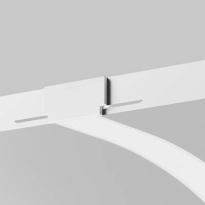 Алюминиевый профиль встраиваемый с вертикальным изгибом ALM-6214TB-S-2M, 636005. TM Maytoni