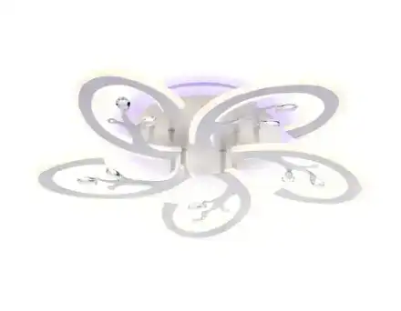 Потолочный светодиодный светильник с пультом FA512/5 WH белый 120W 610*580*80 (ПДУ РАДИО 2.4G)