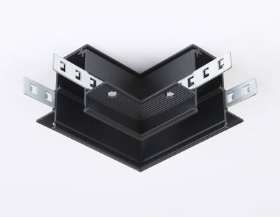 Коннектор угловой для встраиваемого шинопровода Magnetic GL3354 BK черный 85*85*H46.8