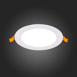 ST209.538.09 Св-к встр. Белый LED 1*9W 3000K 585Lm Ra80 110° IP20 D145xH8 90-265V