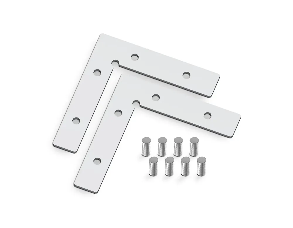 Соединитель угловой для профиля в натяжной потолок Standard 220V GL7208 50*50*1.5 (2шт. в упаковке) Соединитель угловой для профиля в натяжной потолок Standard 220V GL7208 50*50*1.5 (2шт. в упаковке)