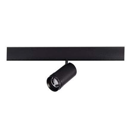 ST357.436.20 Магнитный трековый светильник ZOOM Черный LED 1*20W 3000K Lm Ra90 10-55° IP20 D60xH170 48VV
