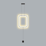 7022/27FLA HIGHTECH ODL25 247 Напольный светильник черный/металл/акрил IP20 LED 3000K 220V TEO