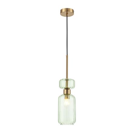Подвесной светильник Escada 1141/1S E14*60W Antigue copper/Green