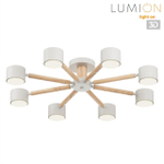 8306/8C COMFI LN26 333 белый, дерево/металл Светильник потолочный GX53 LED 8*7W 220V VUDI