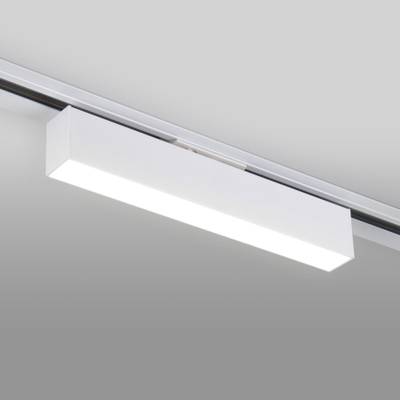 Basic System Трековый светильник 10W 4200K X-Line белый матовый однофазный LTB53