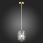 SL1154.323.01 Подвес ST-Luce Латунь/Дымчатый E27 1*60W