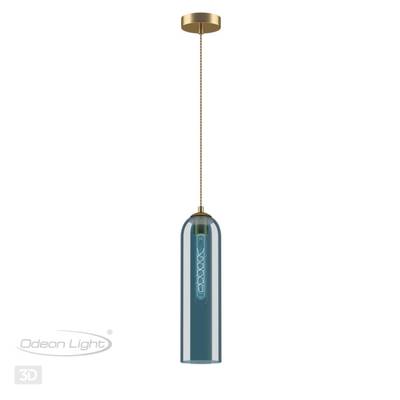 4641/1 PENDANT ODL20 483 золотой/синий Подвес E27 60W 220V VOSTI