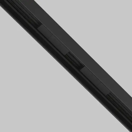 Коннектор питания прямой гибкий 5см Exility черный, TRA034CPC-42B-5-1. TM Maytoni