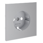 VLS000616 Накладка для розетки с заземлением, S70 (серый). (ТМ Maytoni)