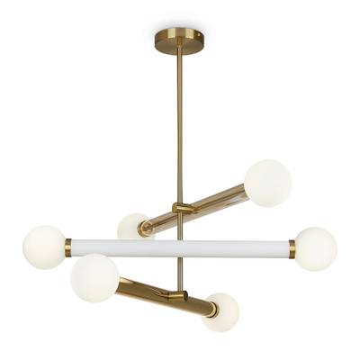 Подвесной светильник Cross FR5381PL-06G, G9х6. TM Maytoni