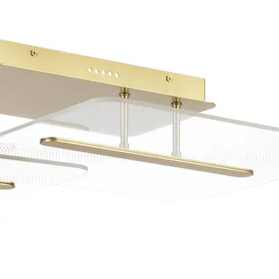 738063 Люстра ACRILE 29W LED 2966LM 120G ЗОЛОТО 3000K Lightstar