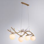 Подвесная люстра Arte Lamp ELTANIN A3422SP-4GO, 4хE27