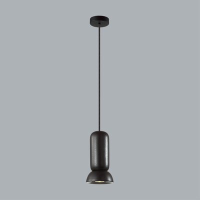 5054/1D PENDANT ODL24 379 черный/металл/керамика Подвес GU10 LED 4W KERAMA