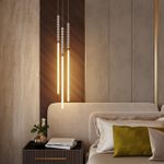 6639/33L HIGHTECH ODL24 291 металл/античная бронза/белые бусы из акрила Подвесной светильник IP 20 LED 33W 3500K 220V MONELLA