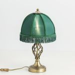 Citilux Базель CL407802 Настольная лампа с зелёным абажуром Бронза
