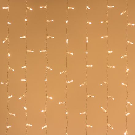 Светодиодная гирлянда ARD-CURTAIN-CLASSIC-2000x9000-CLEAR-2200LED Warm (230V, 120W) (Ardecoled, IP65)