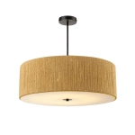 8286/7 ECO LN26 321 черный/коричневый, металл/веревка/стекло Люстра потолочная Е14 7*40W 220V SILVANA