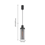 Подвес Hatt 4364-1P, 1*E27*40W. ТМ F-Promo