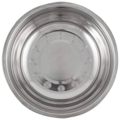 Миска Bowl-23, объем 1,7 л, с расширенными краями, из нерж стали, зеркальная полировка, диа 23 см (Минимальная отгрузка 25 шт)