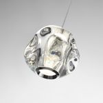 5084/5L L-VISION ODL25 553 хром/прозрачный/металл/акрил Подвес LED 5W 4000K 250Лм JEMSTONE