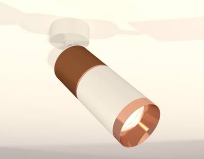 Комплект поворотного светильника XM6312015 SWH/SCF/PPG белый песок/кофе песок/золото розовое полированное MR16 GU5.3 (A2202, C6304, A2063, C6312, N6135)