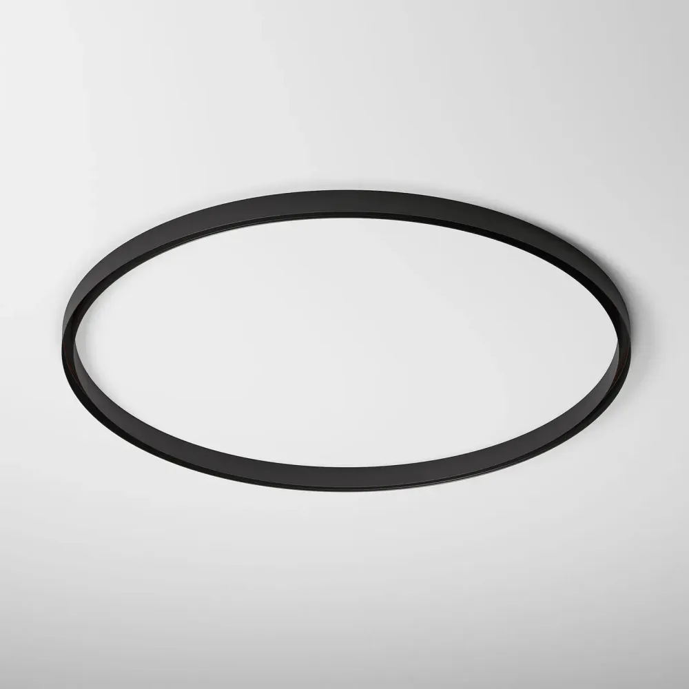 Slim Magnetic Накладной радиусный шинопровод черный ⌀ 1200мм 85161/00