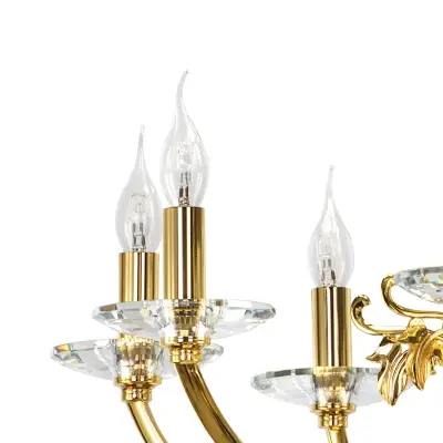 694082 Люстра подв STREGARO 8х60W E14 ЗОЛОТО Lightstar