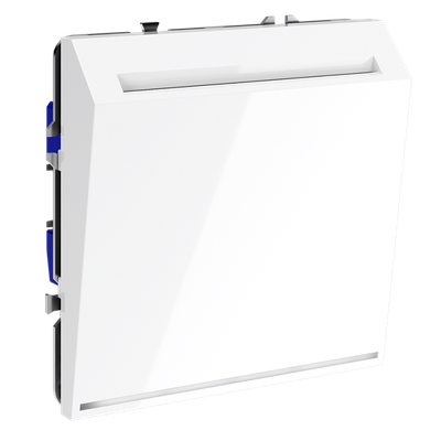 VLS010701 Выключатель встраиваемый VOLTUM S70 карточный 16А, (белый глянцевый). (ТМ Maytoni)