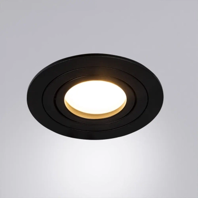 Точечный встраиваемый светильник Arte Lamp TARF A2167PL-1BK, 1хGU10