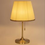 Citilux Линц CL402733 Настольная лампа бронза с кремовым абажуром