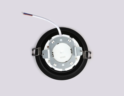 Светильник встраиваемый поворотный точечный TN51913 BK черный GX53 max 12W D115*23