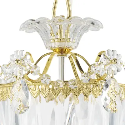 790032 Люстра SCHON 3x60W E14 Gold Lightstar