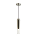 5062/5LA PENDANT ODL24 453 серебристый/дымчатый/металл/стекло Подвес LED 5W 3000K SHINY